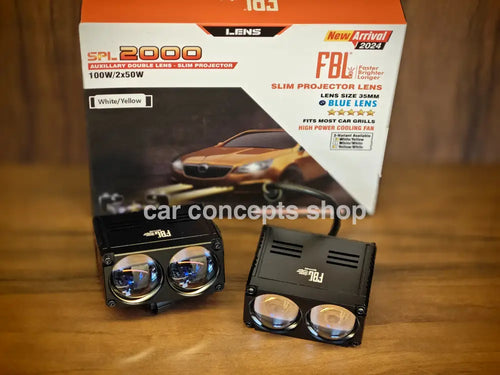 FBL SPL 2000 Auxiliary Double Lens Slim Projector 100W