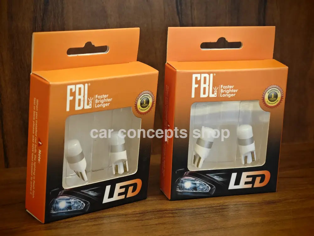 Fbl T10 Parking Bulbs Set Of 2 Pcs Pair Parking Fbl