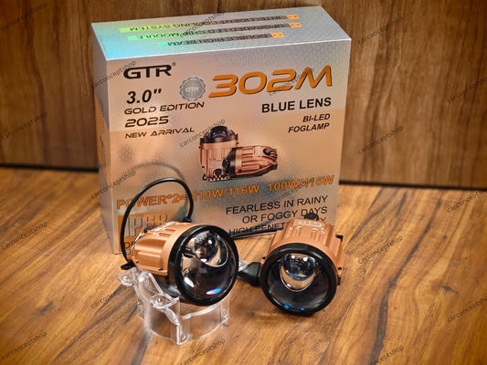 Gtr 302 M laser projector fog lamp gold edition 3 inch