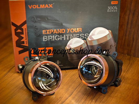 Volmax led projector fog lamp 3 inch 110 watts low and high beam