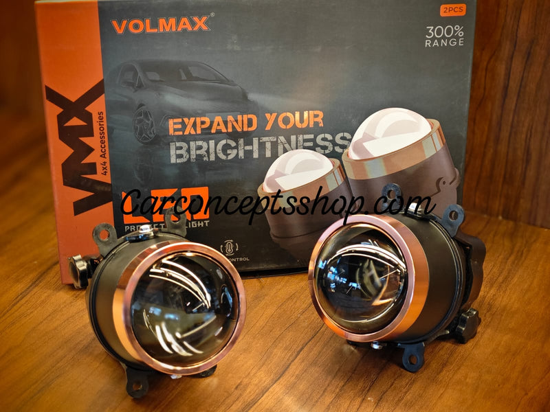 Volmax LED Projector Fog Lamp 3 Inch 110 Watts Low And High Beam