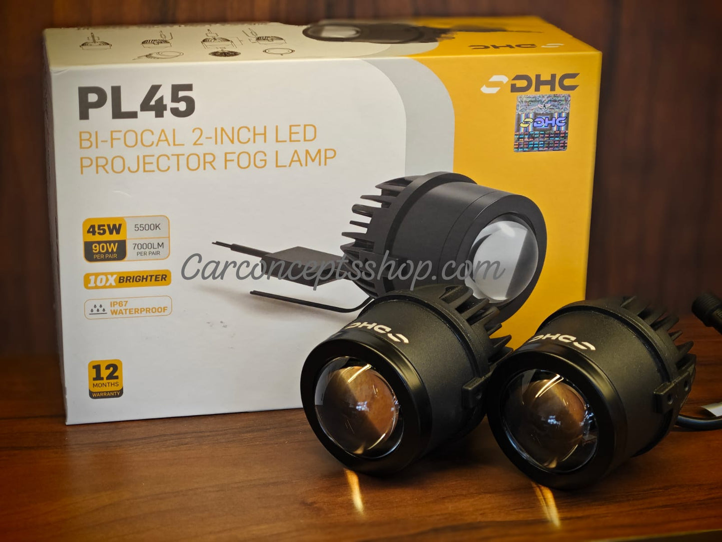 Dhc PL45 bi-focal 2 inch projector fog lamp 90 watts