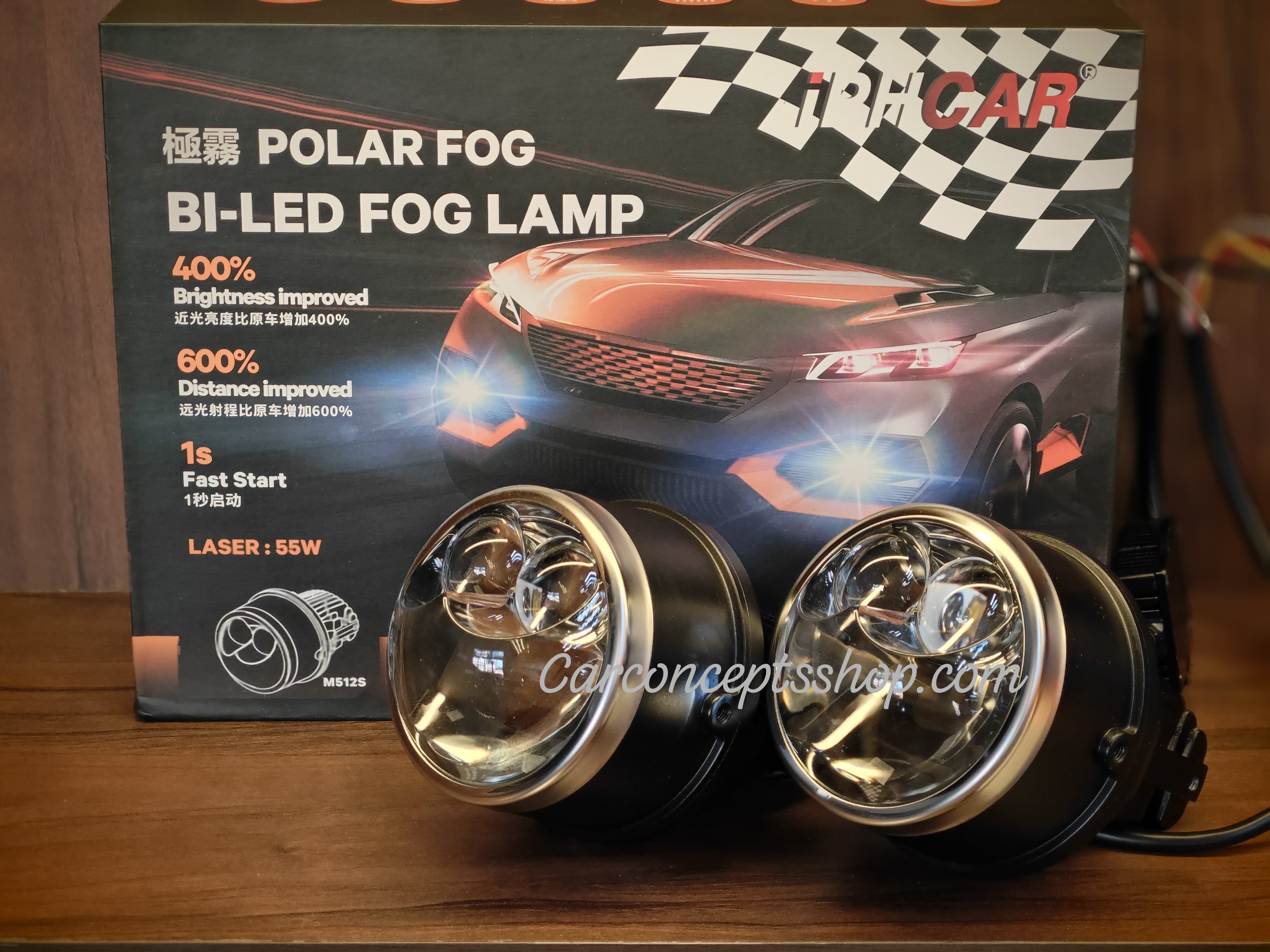 iph polar fog bi led projector fog lamp bi focal 3 inch M512S