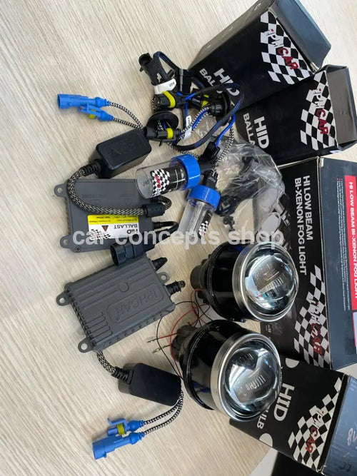 iphcar m612 flat projector with iph 5500K-bulb and iphcar-7SERIES -55 ballast kit