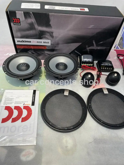 Morel Maximo Ultra 602 6-1/2 2-Way Car Audio Component Speaker System Car Component Speakers