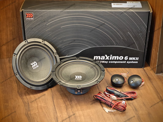 Morel Maximo 6 mk2  6.5” 2-Way Component speaker with inline crossover