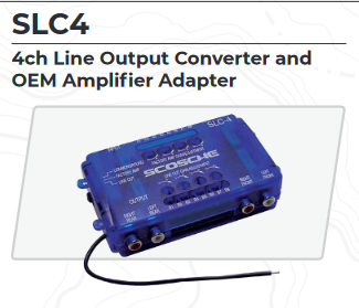scosche slc4 loc4 4ch line output hi lo converter