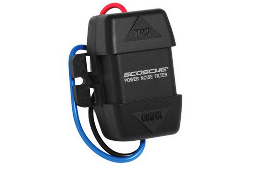 scosche in line noise suppressor noise filter for car stereo and amplifier