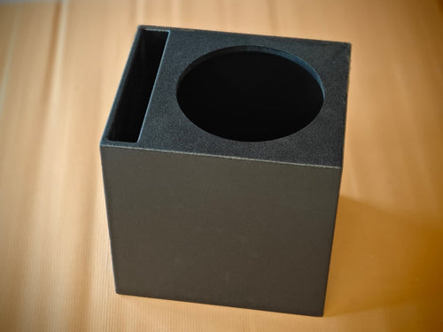 Elite Series 12" Custom Textured Paint L-Port Subwoofer Enclosure | Heavy-Duty 18mm MDF | Precision Tuned @ 33Hz