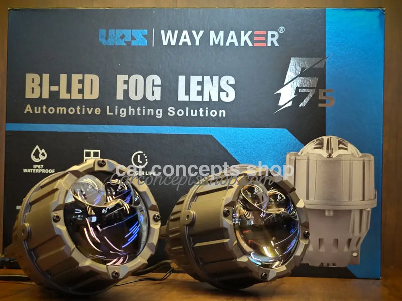 UPS Way Maker F75 Bi-led Projector Fog Lens