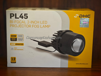 Dhc PL45 bi-focal 2 inch projector fog lamp 90 watts