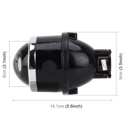 first 50 customers offer iph car 3' Inch Bi-Xenon Hi-Low Beam Fog Lamp Projector Lens with L-SHAPE 6000K BULB for Car (Set of 2)