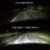 DOT_SAE 3 LED Round Fog Light 4 Inches Waterproof Driving Spot Lamp with Mounting Bracket for Car  (80W, White Light, 2 PCS)