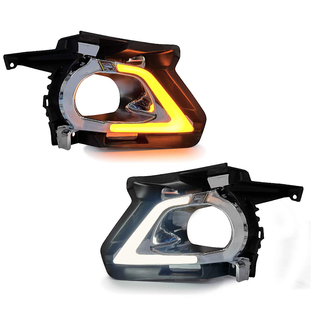 DRL Led Lights with Indicator for Toyota Innova Crysta (Model Year : 2015 Onwards)