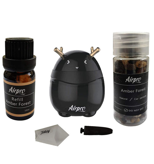 Airpro Grandeur_Natural Stone-Amber Forest Gel Series Car Air Freshner [Himalya Breeze]