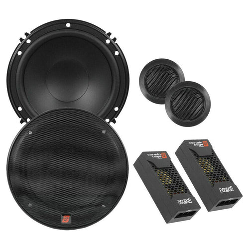 CERWIN-VEGA MOBILE VEGA XED650C 300 Watts Max 2-Way Component Speaker Set