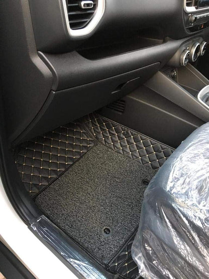 COOZO 7D Vinyl Car Mats Compatible with FORD ECOSPORT  BLACK