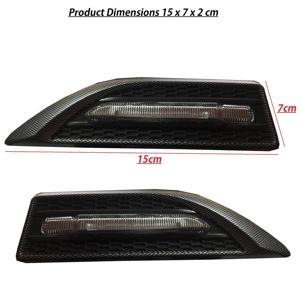 YCL-723 3 in 1 Car LED Side Indicator Light -Set of 2  carbon fibre original model