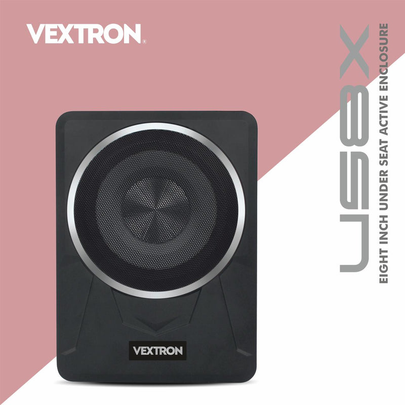 Vextron US8X 8 Inch Active Underseat Subwoofer