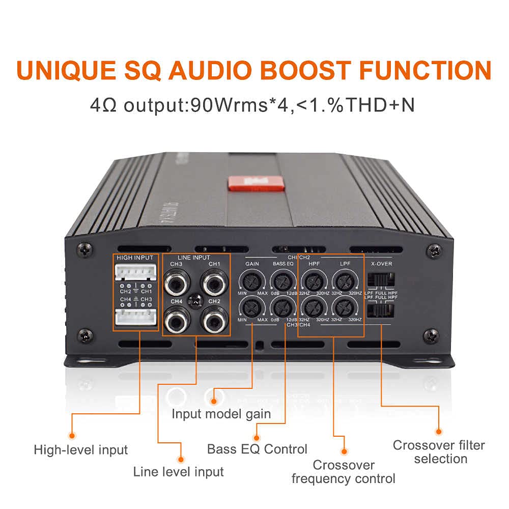 JBL Stage A9004 4-Channel Amplifier | Premium Car Audio – Car