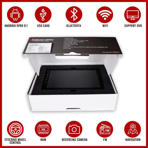 Nippon 9PRO Android 9 inch For All Cars with T link