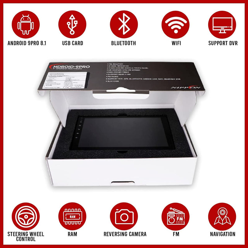 Nippon 9PRO Android 9 inch For All Cars with T link