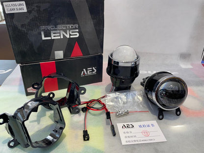 aes H8-H11 clear lens bi xenon fog projector with hi & low beam