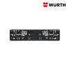 Wurth Car Number Plate Holder - Premium Quality and Universal Fit