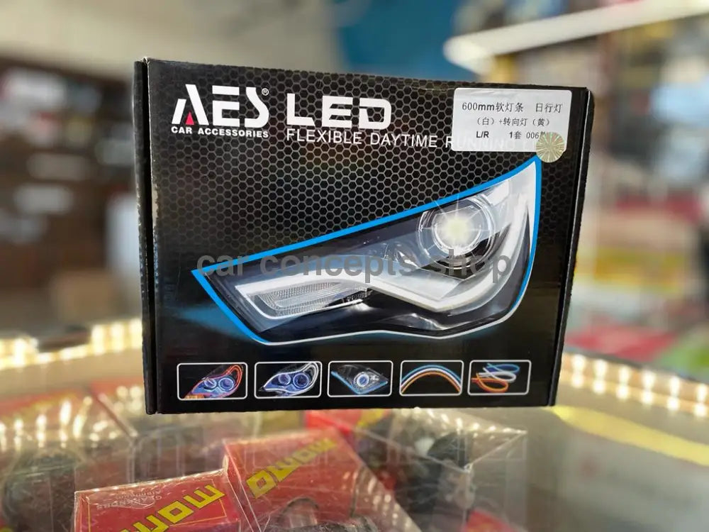 Aes Led Flexible Daytime Running Light Neon Tube 60 Cm Drl