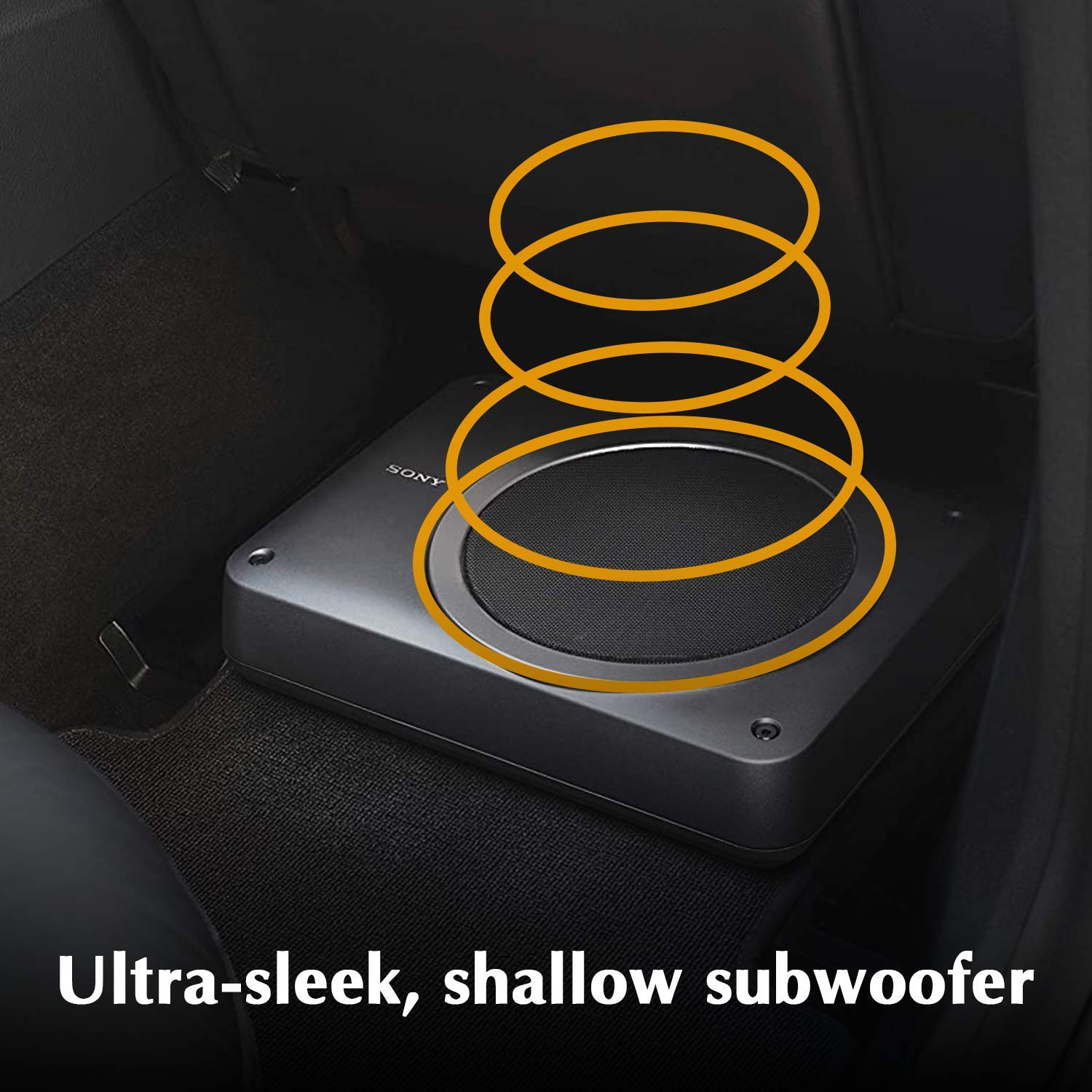 Sony car subwoofer with built best sale in amplifier