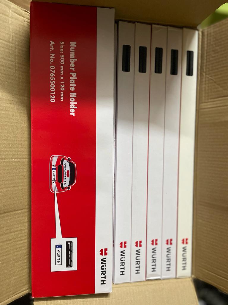 Wurth Car Number Plate Holder Car Concepts Shop