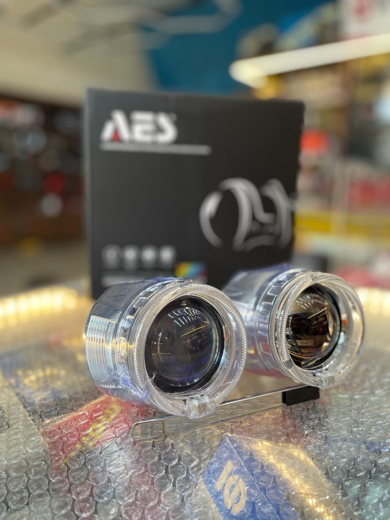 AES Bi Xenon Headlight Projector Kit With Tiguan Shrouds H4 H7 H1 5500k 55watt With Ballasts