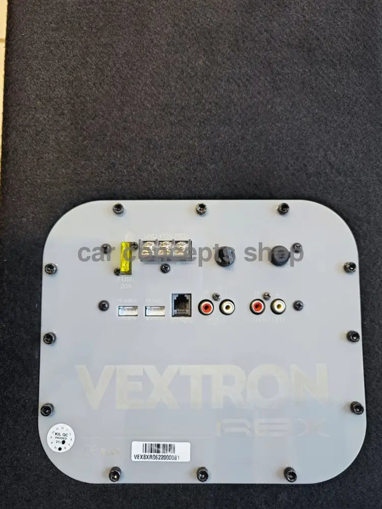 vextron R8X 8 inch active rectangular spacesaver bass enclosure – Car ...