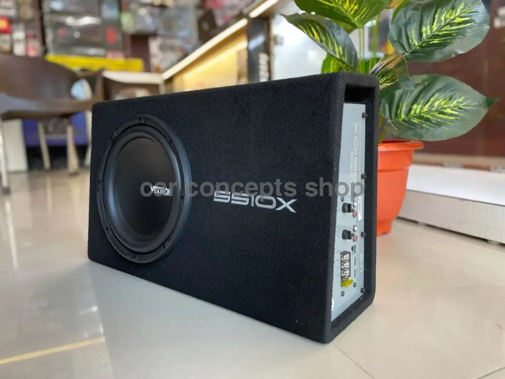 Vextron Ss10 (10 Inch | 3000W) Super Slim Active Enclosure Subwoofer (Powered Rms Power: 300 W) Bass