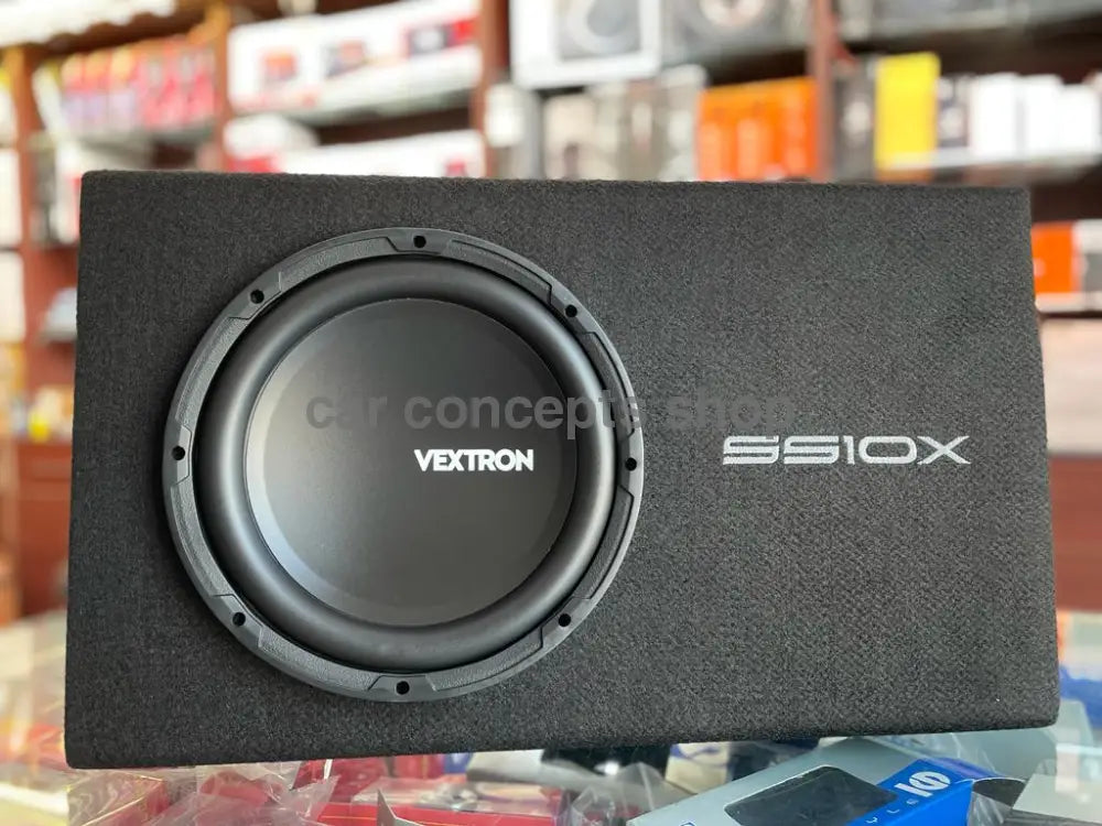 Vextron Ss10 (10 Inch | 3000W) Super Slim Active Enclosure Subwoofer (Powered Rms Power: 300 W) Bass